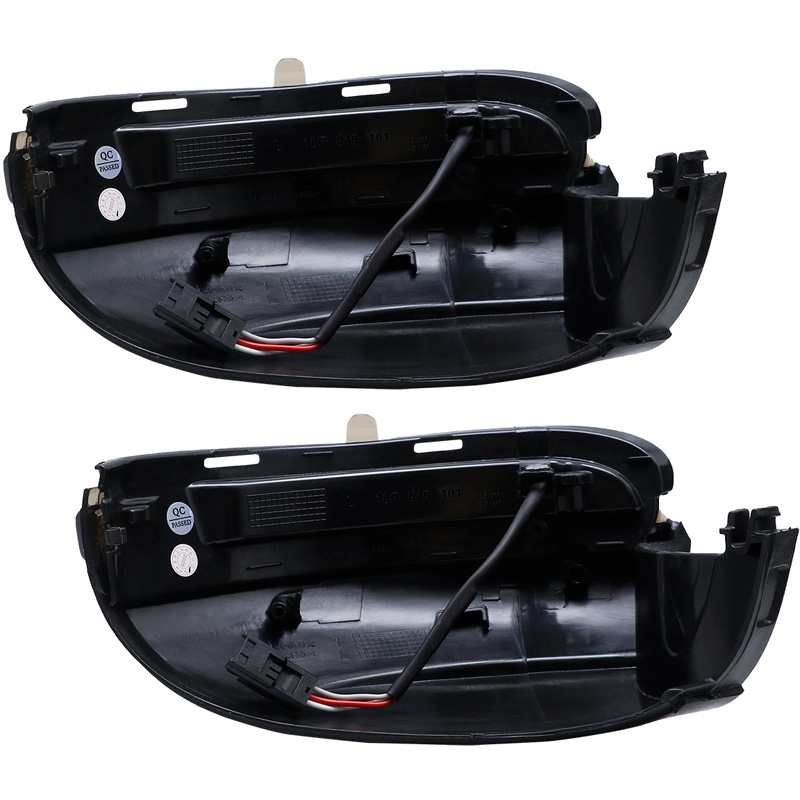 Set LED Zijspiegel-Knipperlichten  Volkswagen Golf VI 2008-2012 & Touran 2010-2015 - Rookgrijs - incl. Dynamic Running Light