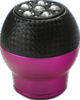 Schakelpook PK Crystal/Black C-Leather/Pink Short Univ.