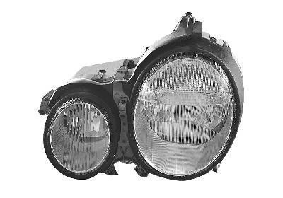 koplamp, Hella, H7+H7, elektr verstelb, links Mercedes E klasse,