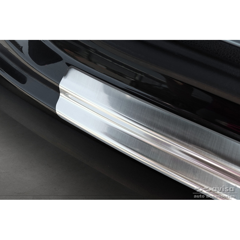 Stainless Steel Rear bumper protector  Mercedes EQC (N293) 2019- 'Ribs'