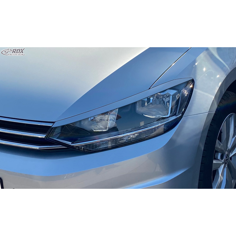 Koplampspoilers  Volkswagen Touran (5T) 2015- (Halogeen) (ABS)
