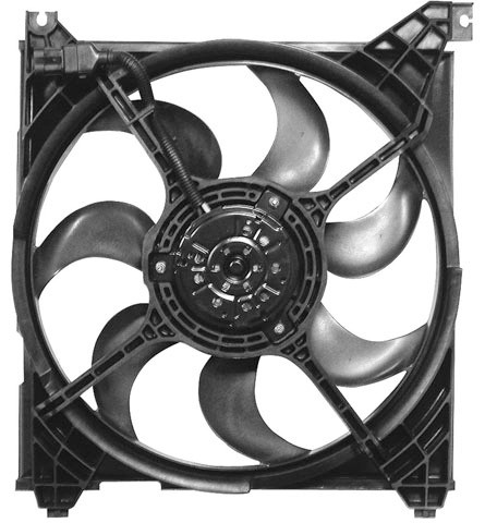 Radiator FAN COMPLEET TRAJET 00-04 -AC