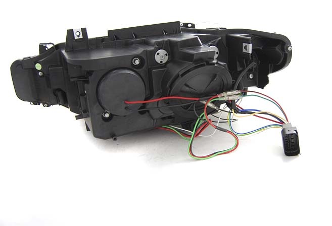 Headlights BMW 3-Series F30/F31 Angel Eyes LED DRL Chrome
