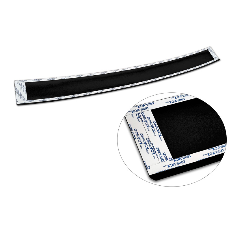 Matt Black Aluminum Rear bumper protector  Citroën Space Tourer & Jumpy 2016- / Peugeot Traveller & Expert 2016- / Toyota Proace Verso 2016- / Opel Vivaro & Zafira Life 2019- (models with painted bumper top) 'Riffled Plate'
