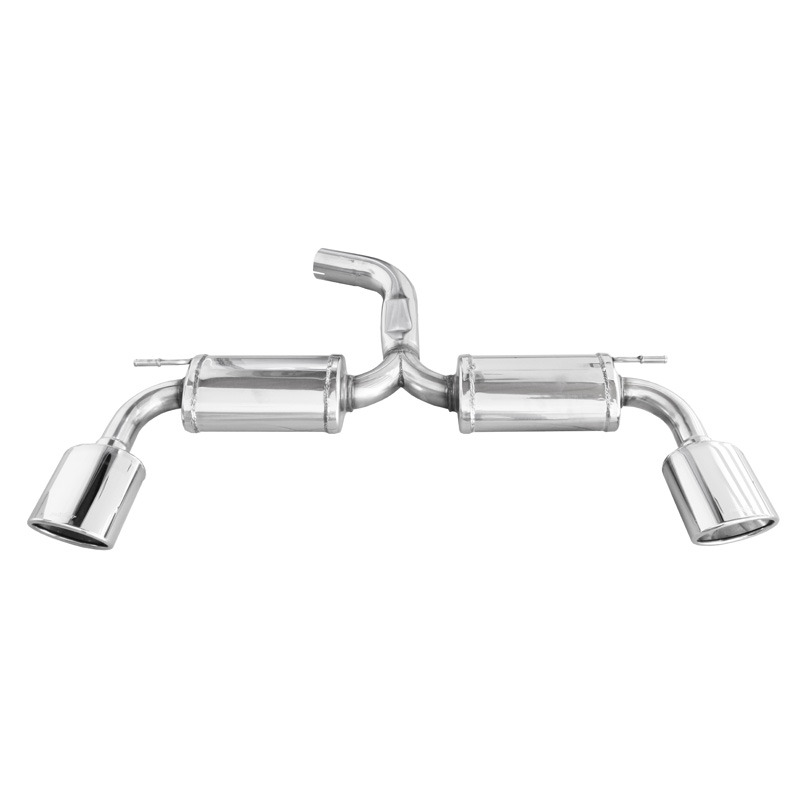 100% Inox Double Sport Exhaust  Seat Leon (5F) Cupra 2.0 280hp 2014- 70mm 1x150x105mm Oblique