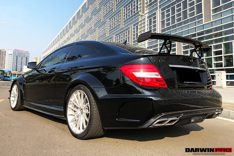 Mercedes Benz W204 C Class/ C63 AMG Coupe BKSS Style Carbon Fiber Spoiler