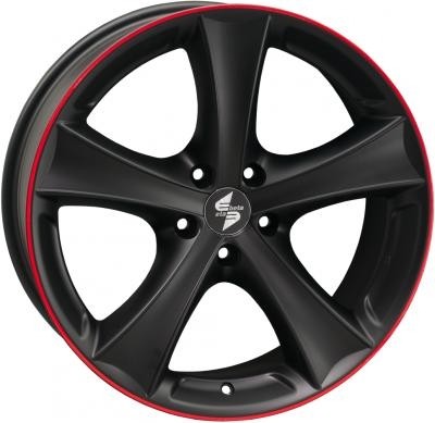 Velgen EtaBeta Tettsut zwart red 9x20 5x112 ET40