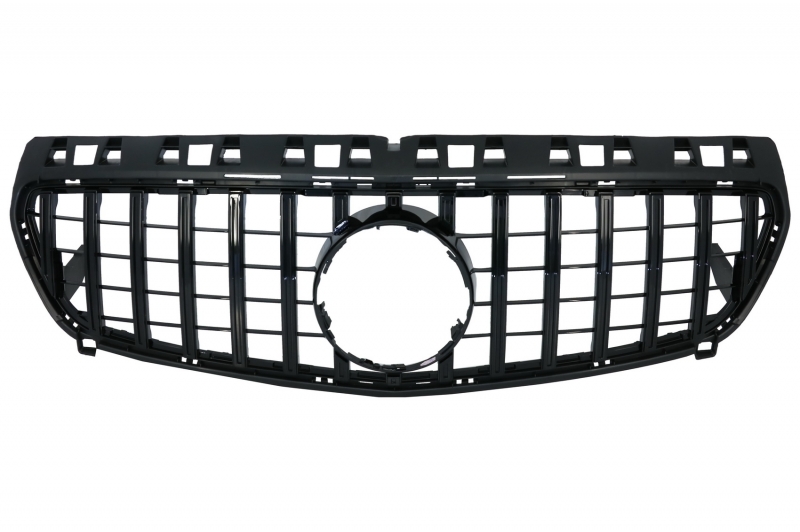 Grill Mercedes A-Klasse W176 12-15 Zwart Glans