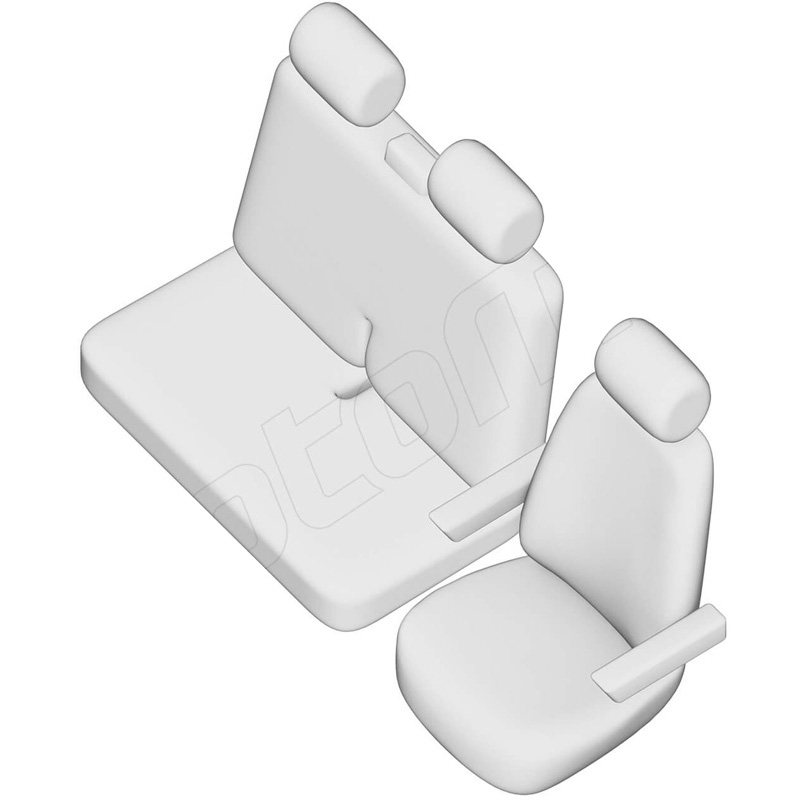 Original Design Textile seat covers 2+1  Volkswagen T5 2003-2015