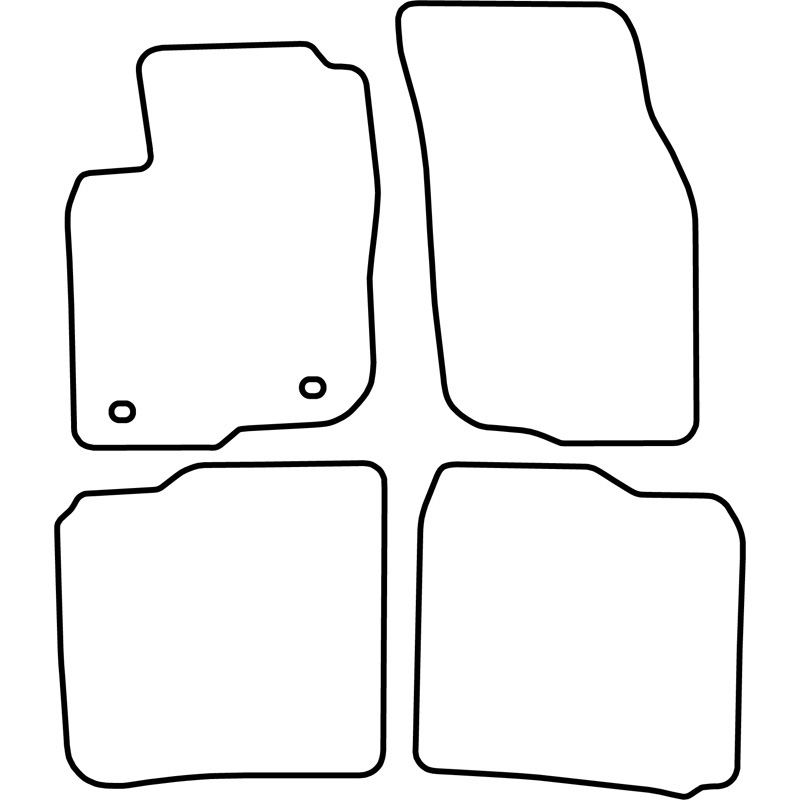 Set velour car mats  Mitsubishi Carisma 2001-2003