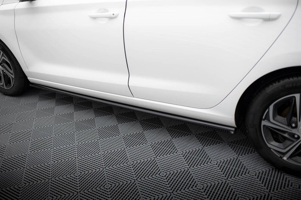 Zijskirts Hyundai i30 Facelift Maxton Glans Zwart