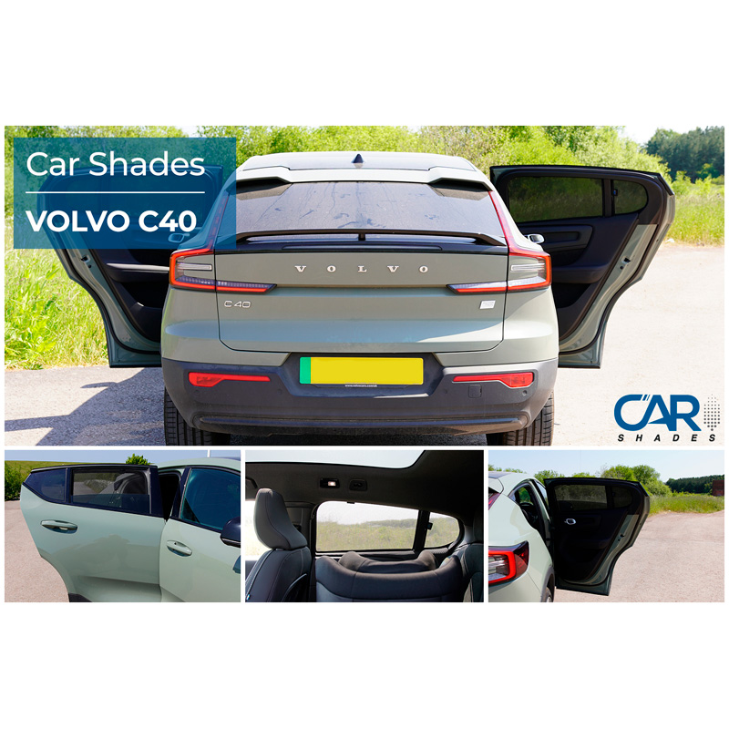 Set Car Shades (rear side doors)  Volvo C40 2021- (4-pieces)