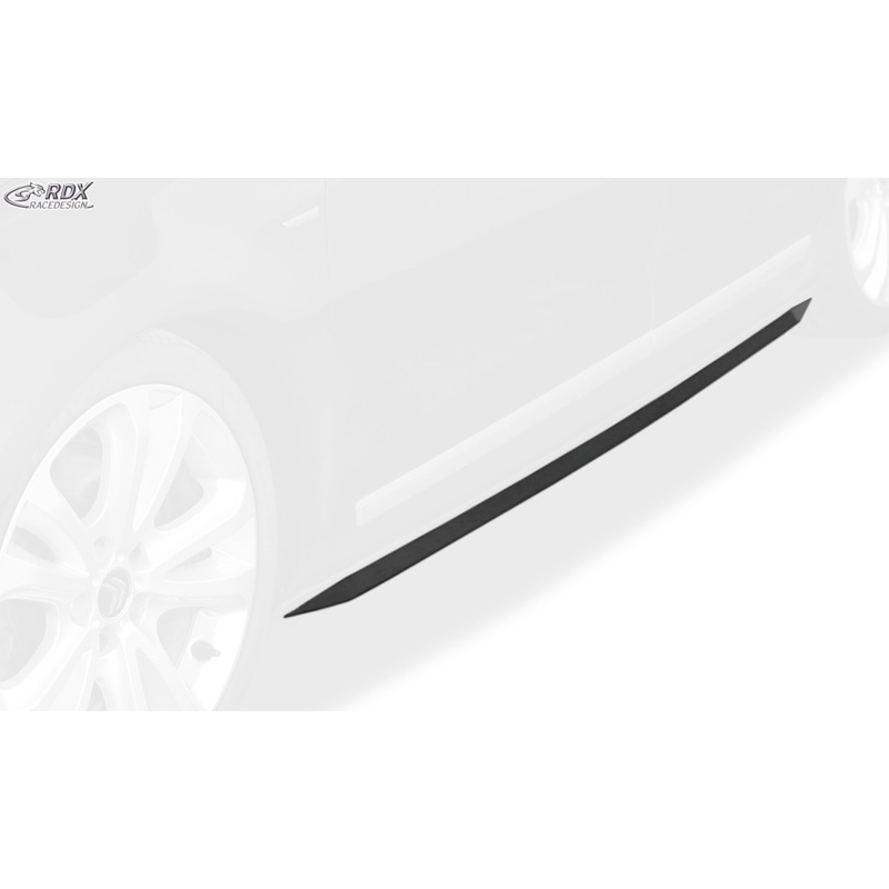 Side skirts 'Slim'  Citroën C5 (RD/TD) 2008- (ABS glossy black)