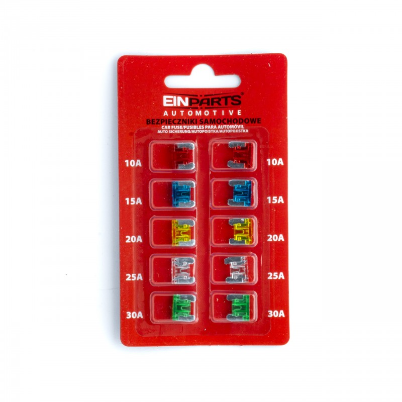 EPFUSE07 CAR FUSE SET MICRO 10 PCS