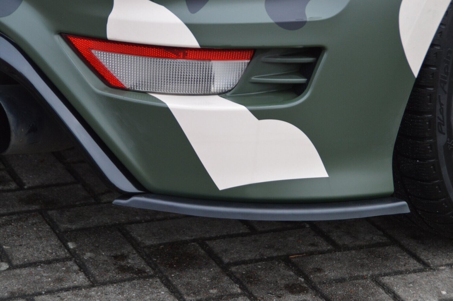 Spoilerhoeken zijdelen splitter Ford Focus 2 RS DA3 2009-2010