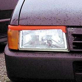 Koplampspoilers Fiat Uno ABS