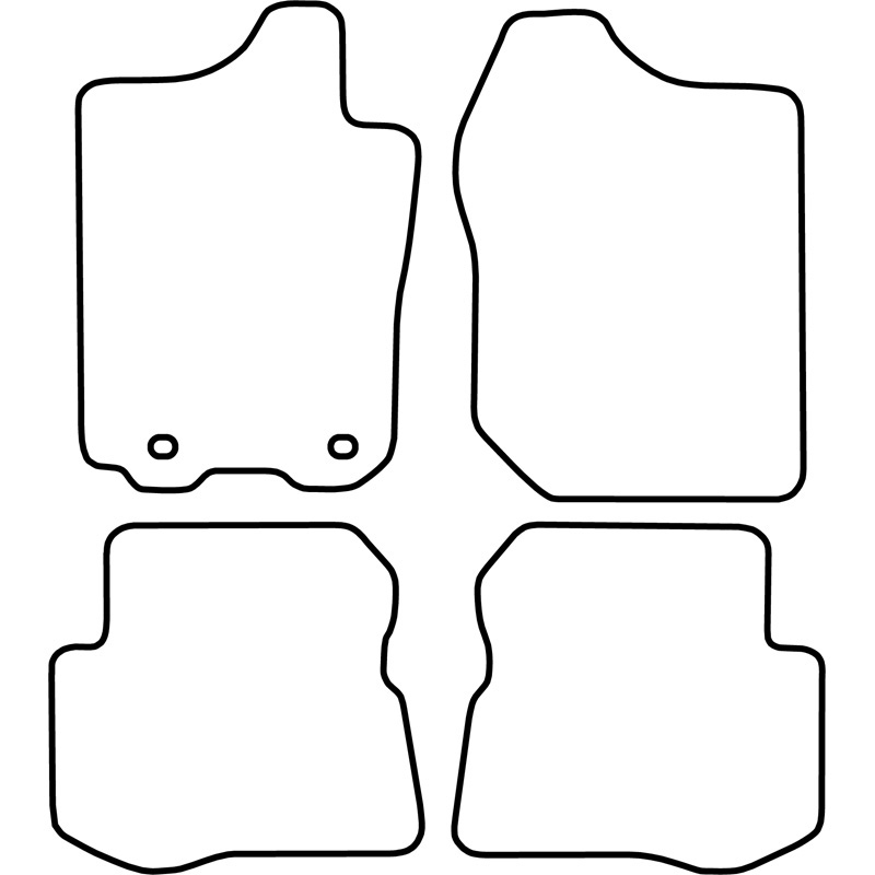 Set velour car mats  Suzuki Jimny 1998-