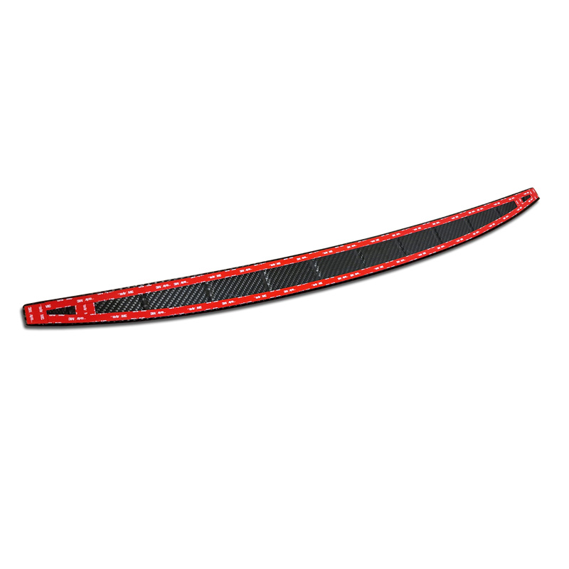 Echt 3D Carbon Achterbumperprotector  Volvo EX30 2023- 'Ribs'