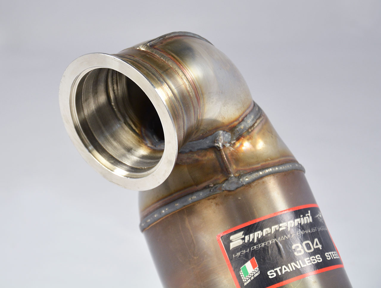 AUDI A3 8V Sedan QUATTRO 2.0 TFSi (USA model 220 Hp) 2013 Turbo downpipe kit + Metallic 200 CPSI cat