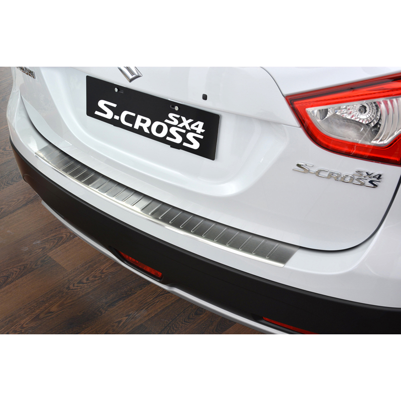 Stainless Steel Rear bumper protector  Suzuki SX-4 S-Cross 2013-2021