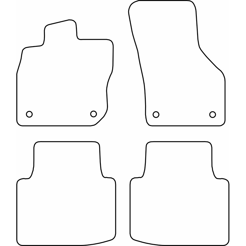 Set velour car mats  Volkswagen Passat (CJ5) Variant 2023-