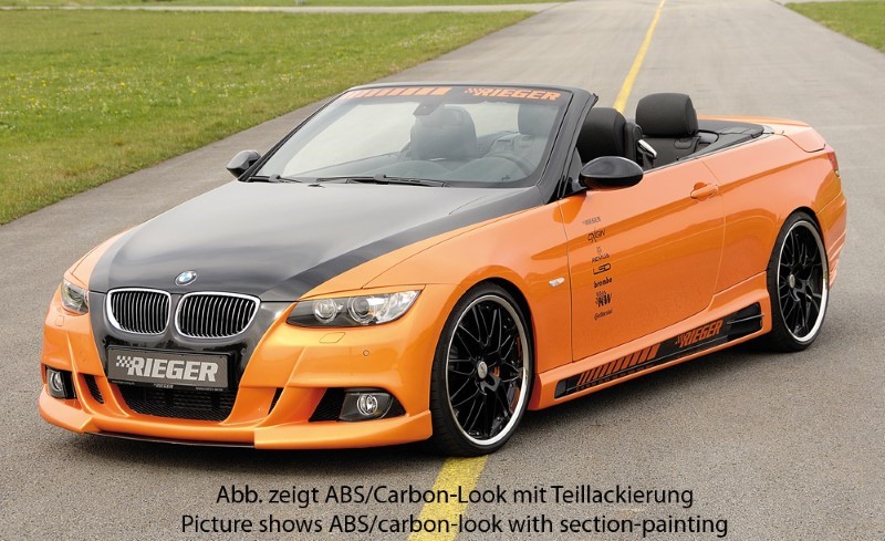 Zijskirts BMW E92 coupe ABS Carbon-look Rieger