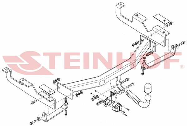 Trekhaak Jeep Grand Cherokee (WJ/WG) 03/1999-05/2005