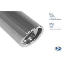 Nissan Murano Z50 Einddemper Uitgang rechts/links - 1x100 Typ 17