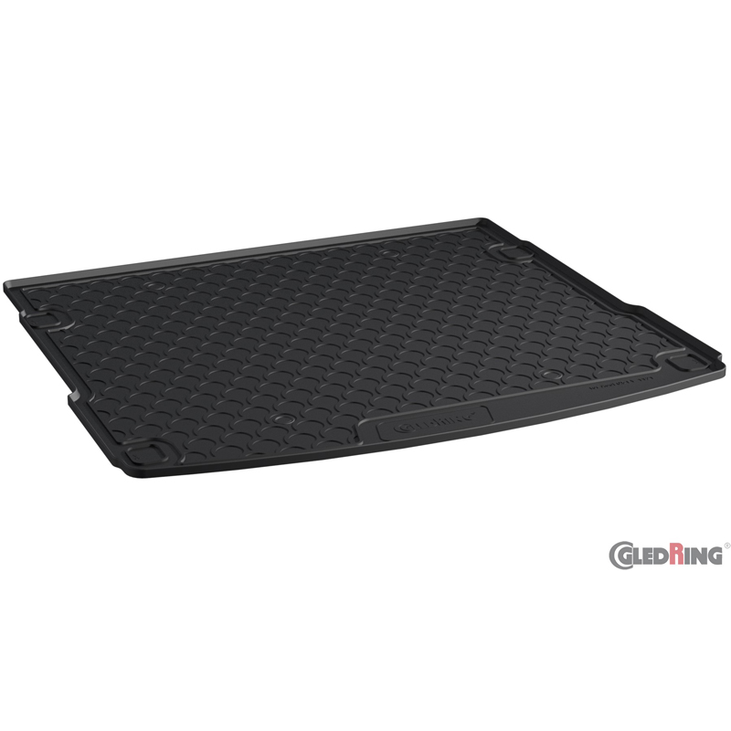 Rubbasol (Rubber) Trunk mat  Audi Q5 2017- excl. TFSi-e (Upper floor + Trunk package incl. net + Fixed rear bench)