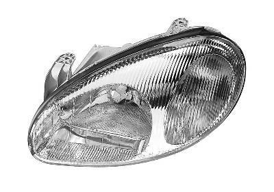 koplamp, H4, chroom, elektr verstelb, links Daewoo Lanos, 1997-2