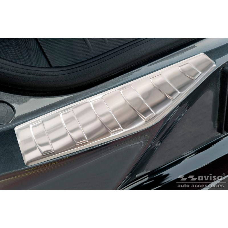 RVS Achterbumperprotector  Ford Mustang Mach-E 2020- 'Ribs' (2-Delig)