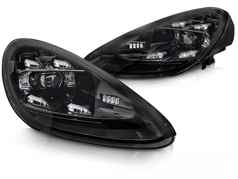 Koplampen Porsche Cayenne 10-15 LED zwart