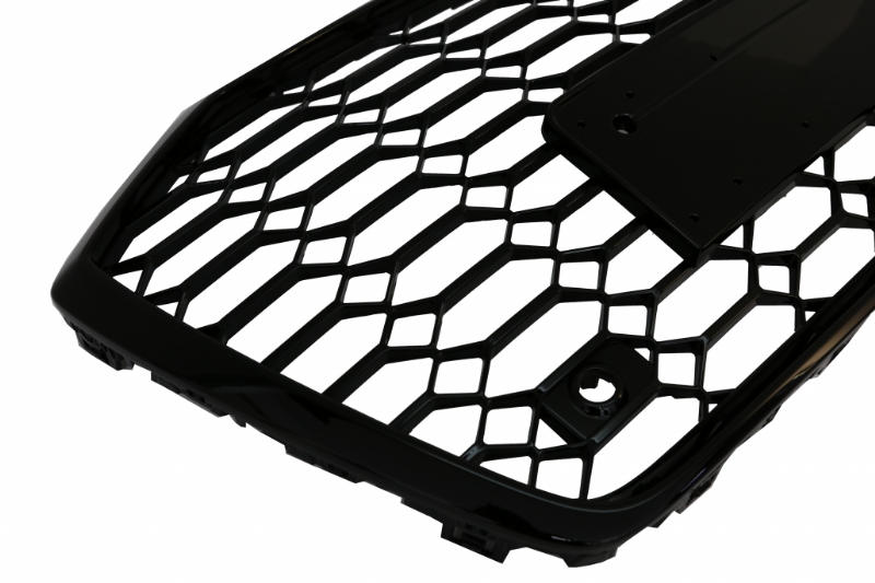 Grill Audi A6 S-Line C8 RS6 Look Glans Zwart