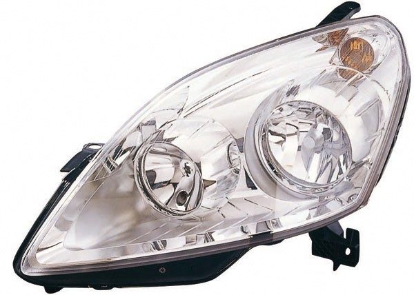 Koplamp rechts ZAFIRA 07->> H1+H7/Chroom