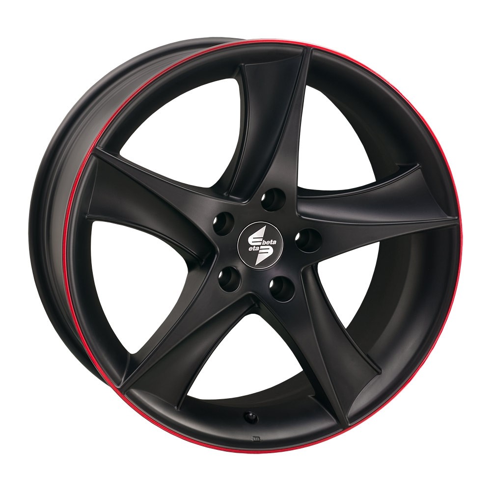 Velgen EtaBeta Jofiel zwart red 9x19 5x115 ET37