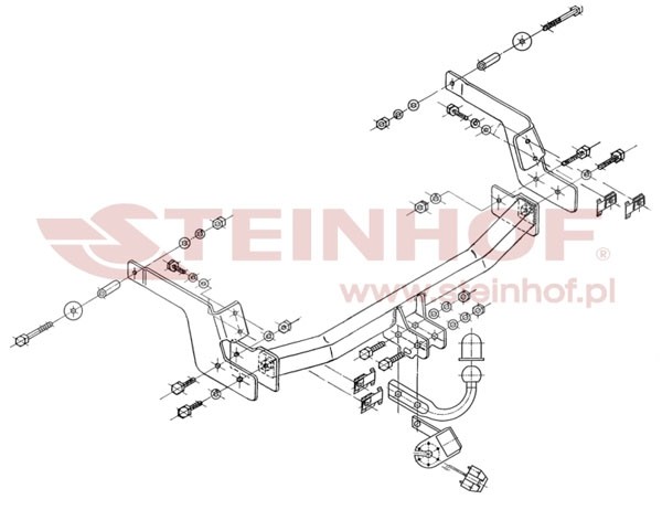 Trekhaak Renault Laguna 5D 03/2001-09/2007