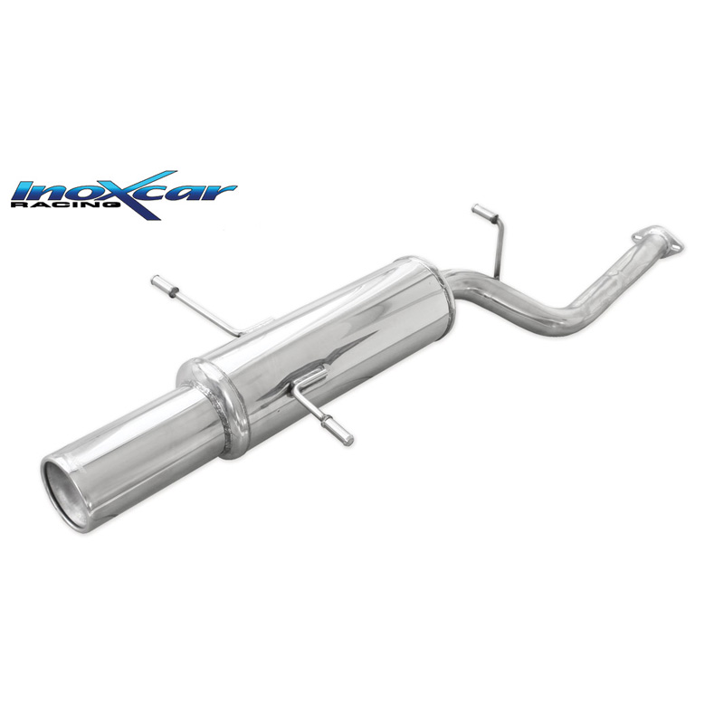 100% Inox Sport Exhaust  Subaru Forester 2.0 16v LX 125hp 1998- 1x102mm