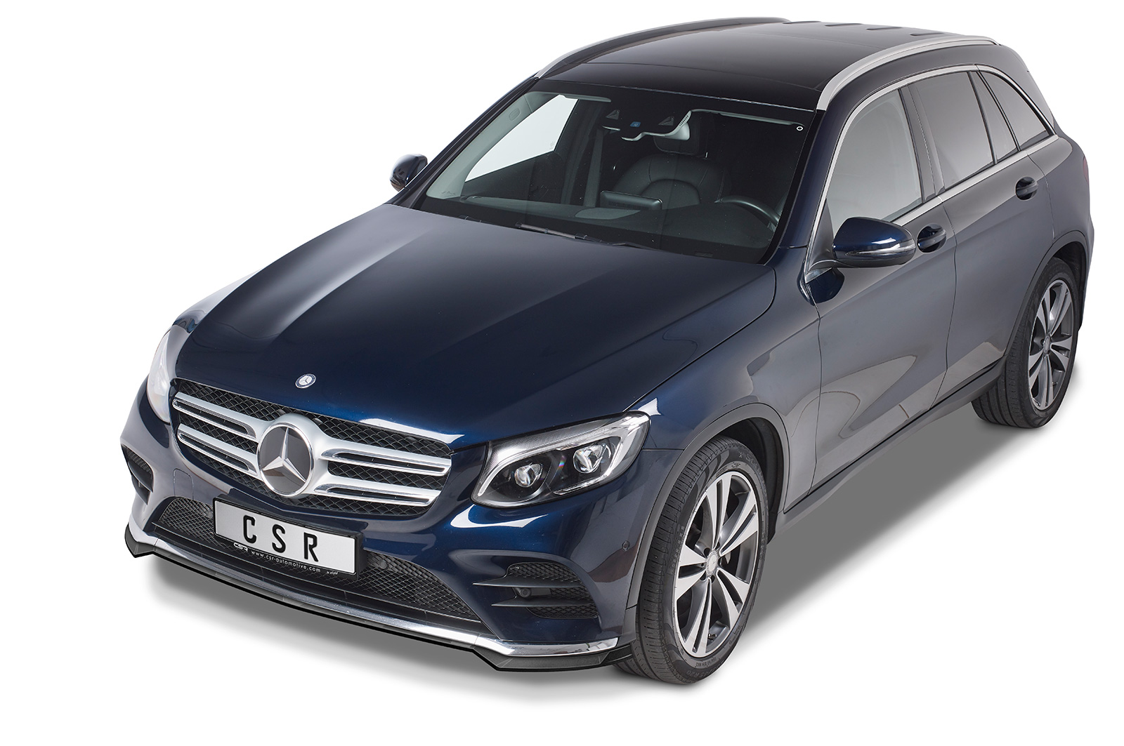 Voorspoiler Mercedes Benz GLC X253 CSR Glans Zwart