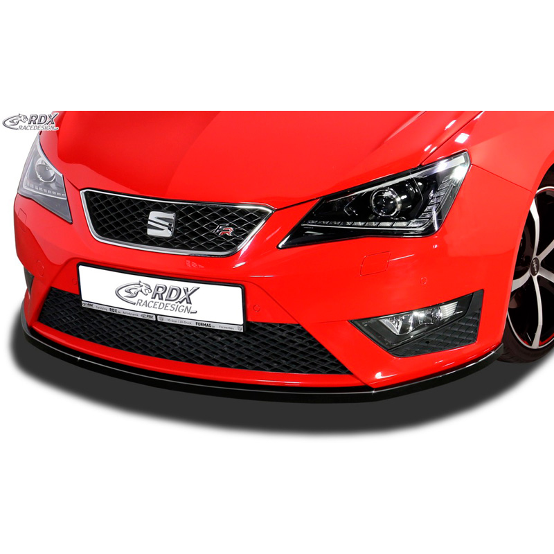 Front spoiler  Seat Ibiza 6J SC/HB/ST FR Facelift 2012-2017 (ABS glossy black)