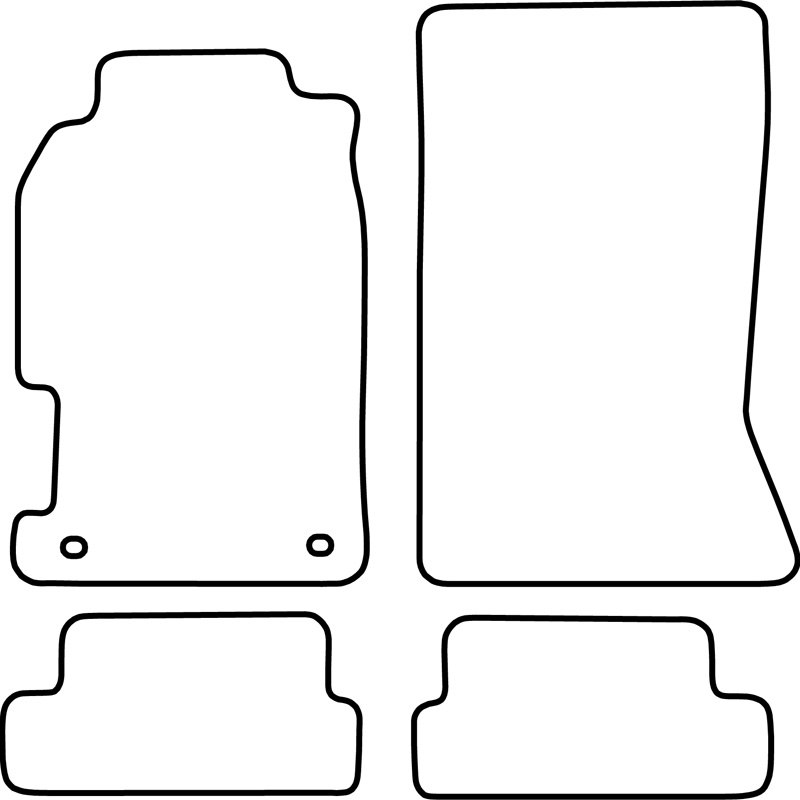 Automatten  Honda Prelude 1997-2000