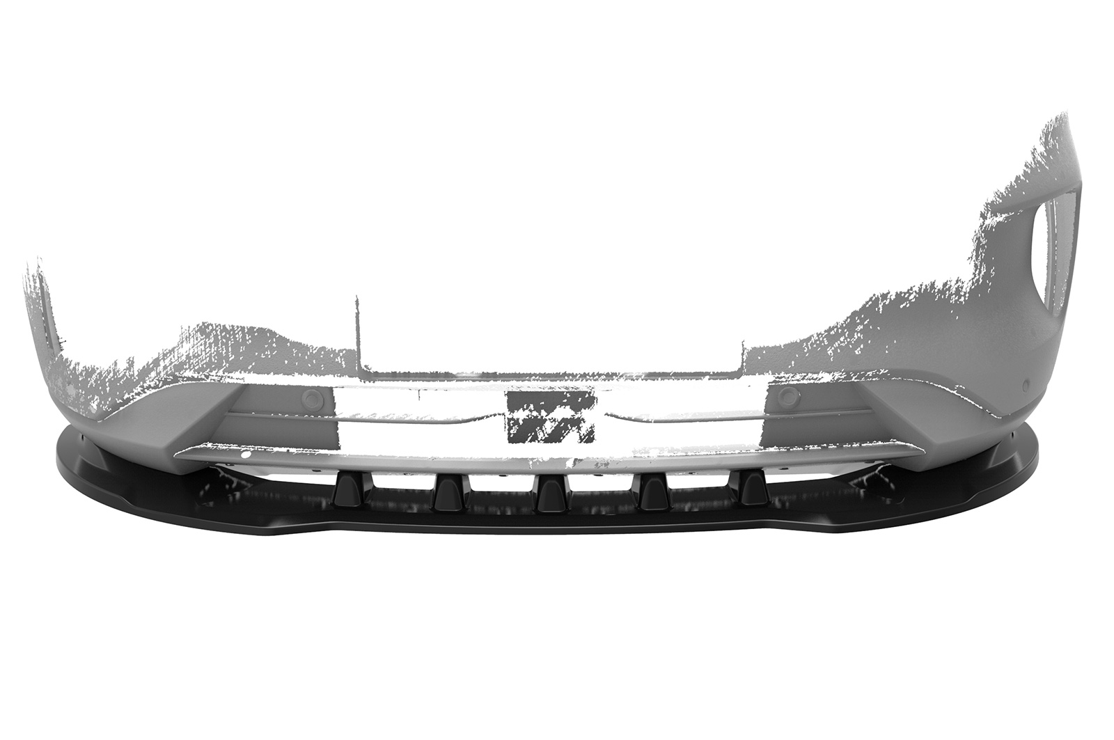 Voorspoiler Ford Kuga 3 CSR Glans Zwart