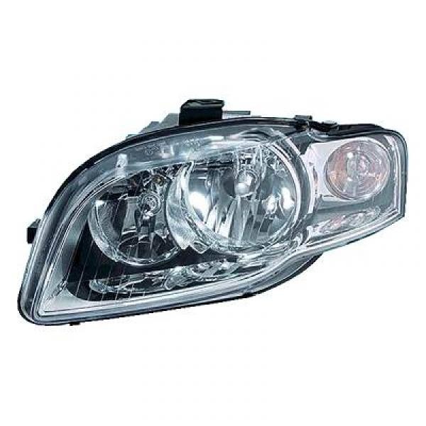 Koplamp rechts Audi A4 8E 04-07 TYC H7+H7