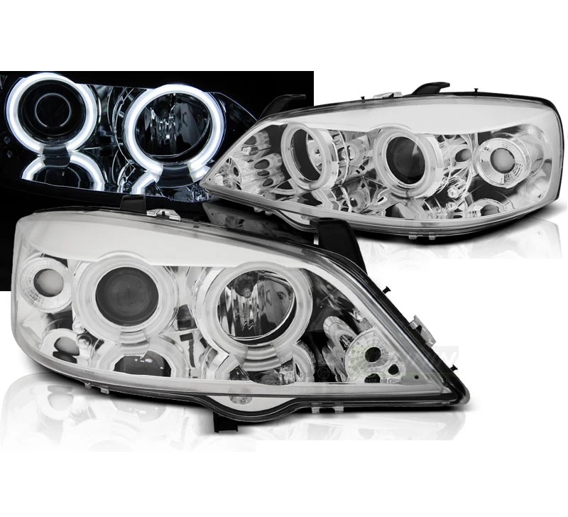 Koplampen Opel Astra G Angel Eyes Ice CCFL