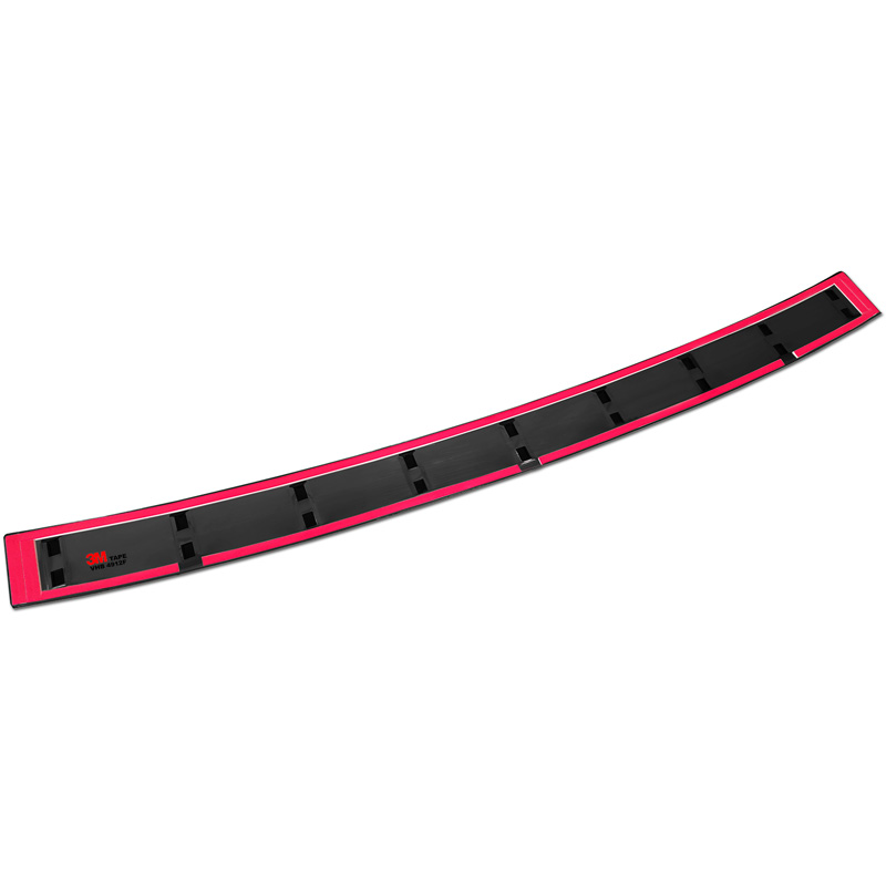 Black Stainless Steel Rear bumper protector  Skoda Kamiq 2019- 'STRONG EDITION'