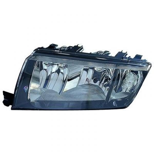 Koplamp links FABIA 99-07 H7+H3/ZWART