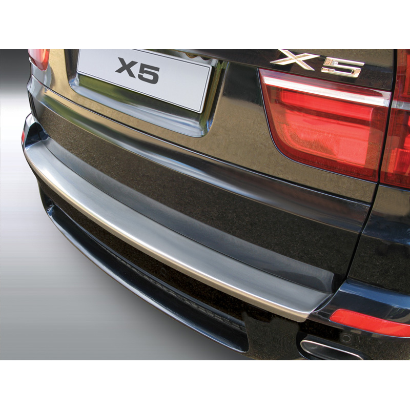 ABS Rear bumper protector  BMW X5 2007-2013 'Brushed Alu' Look