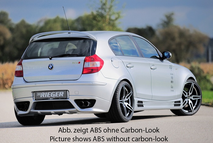 Sideskirts BMW E87 ABS Carbon-look Rieger
