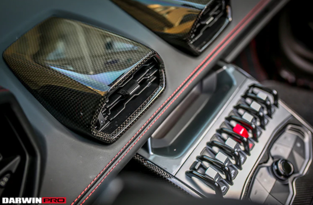 Lamborghini Huracan LP610/LP580 Autoclave Carbon Fiber Luchtroosters 2015-2019