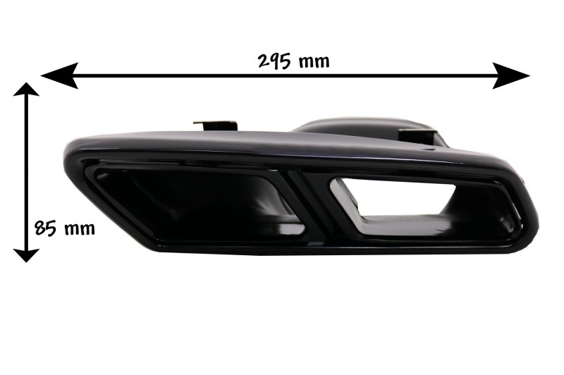 Exhaust Muffler Tips suitable for MERCEDES S-Class W222 E-Class W212 S212 Facelift CLS W218 SL-Class R231 E63 S63 SL65 A-Design