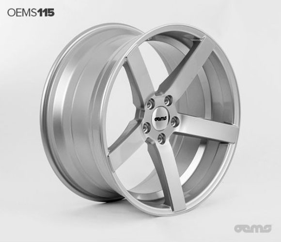 OEMS 115 19X9.5 5X112 42 MACHINED SILVER VELGEN